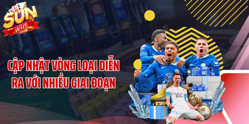 Cập nhật vòng loại diễn ra với nhiều giai đoạn